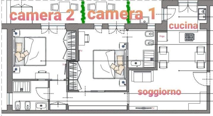 @Home Napoli Bagian luar foto